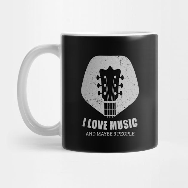 I Love  Music and Maybe 3 People by urban-wild-prints